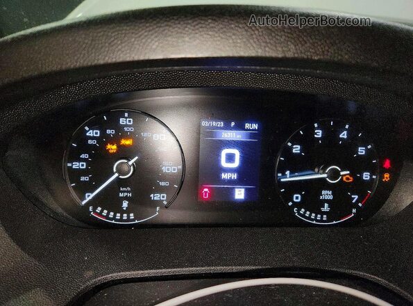 3C6LRVPG5PE582656 2023 RAM PROMASTER Белый Вид щитка приборов