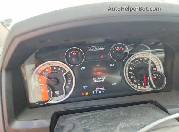 3C6RR6LT0GG356385 2016 RAM 1500 Silver Vista del cuadro de instrumentos