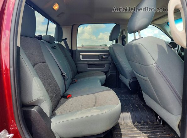 3C6RR7LT2GG276415 2016 RAM 1500 Бордовый Вид задних сидений