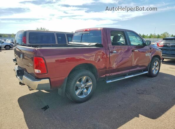 3C6RR7LT2GG365143 2016 RAM 1500 Maroon უკანა მარჯვენა