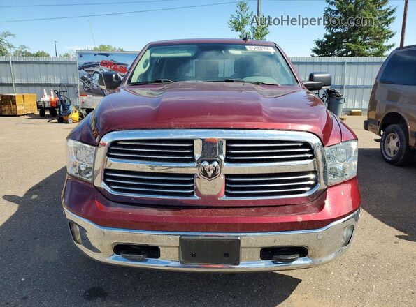 3C6RR7LT2GG365143 2016 RAM 1500 Maroon წინა ხედი