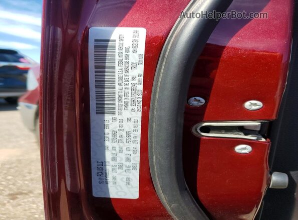 3C6RR7LT2GG365143 2016 RAM 1500 Maroon ძრავის განყოფილების ხედი
