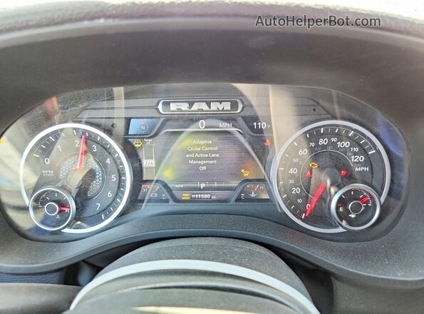 3C6SRFJP7T4182558 2026 RAM 1500 Белый Вид щитка приборов
