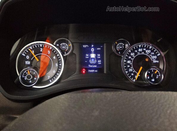 3C6UR5CJ2MG526020 2021 RAM 2500 White Instrument cluster view