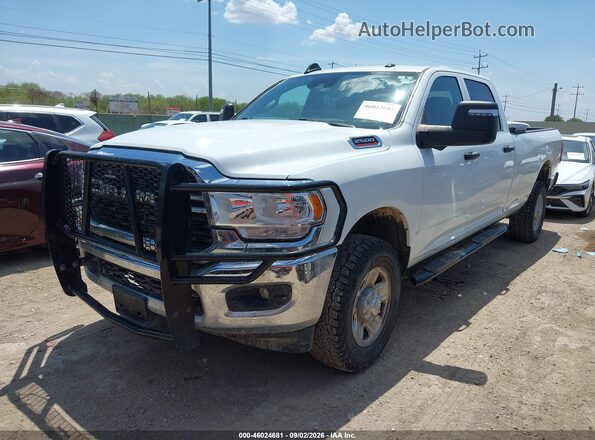 3C6UR5HJ2RG139631 2024 RAM 2500 White წინა მარცხენა ხედი სამი მეოთხედიდან