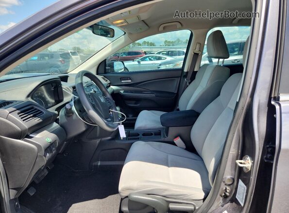 3CZRM3H38GG705270 2016 HONDA CR-V Gray წინა სალონის ხედი