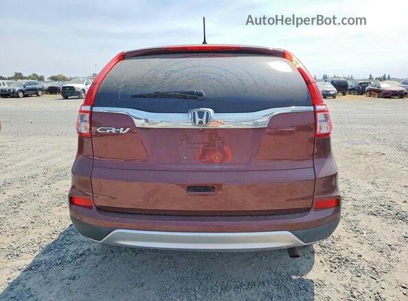 3CZRM3H54GG722147 2016 HONDA CR-V Burgundy Widok z tyłu