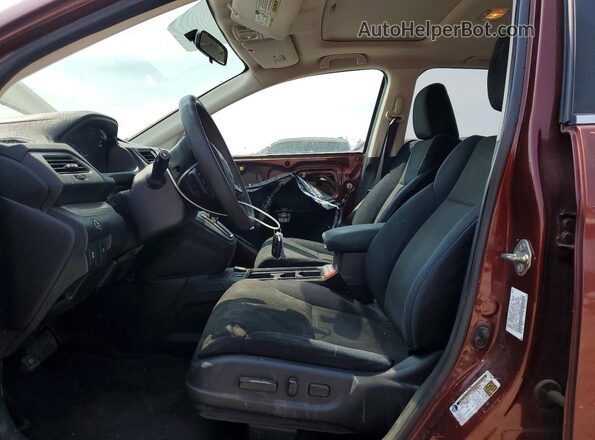 3CZRM3H54GG722147 2016 HONDA CR-V Burgundy Widok wnętrza z przodu