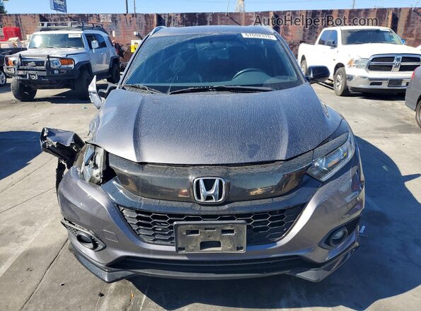 3CZRU5H11KG705341 2019 HONDA HR-V Gray Вид спереду