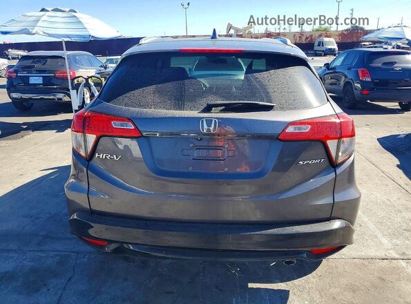 3CZRU5H11KG705341 2019 HONDA HR-V Gray Вид ззаду