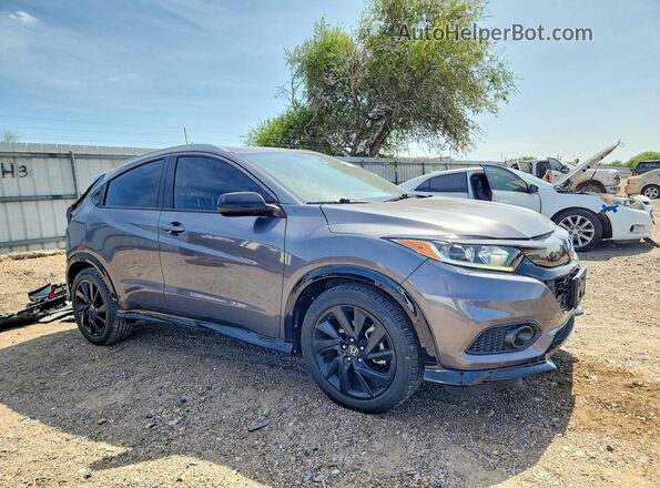 3CZRU5H16MM714766 2021 HONDA HR-V Gray Առջևի աջ