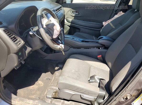 3CZRU5H19MM732095 2021 HONDA HR-V Charcoal Front interior view