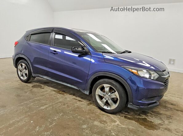 3CZRU5H31HG701445 2017 HONDA HR-V Синий Передняя правая четверть