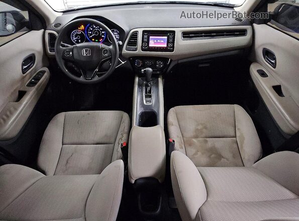 3CZRU5H31HG701445 2017 HONDA HR-V Синий Вид панели приборов