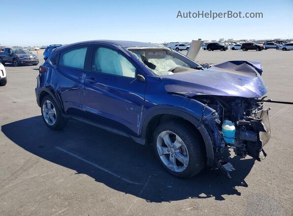 3CZRU5H36HG705474 2017 HONDA HR-V Blue Delantero derecho