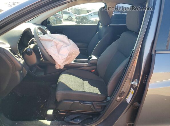 3CZRU5H36MM716793 2021 HONDA HR-V Gray Front interior view