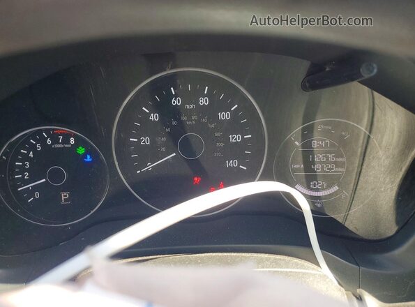 3CZRU5H36MM716793 2021 HONDA HR-V Gray Instrument cluster view
