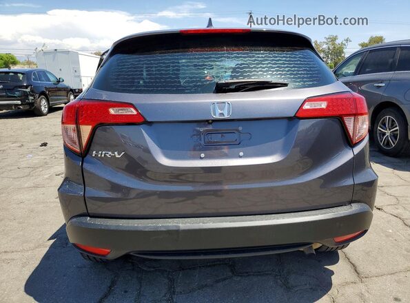 3CZRU5H39JM719442 2018 HONDA HR-V Серый Вид сзади