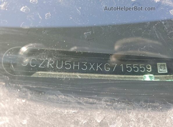 3CZRU5H3XKG715559 2019 HONDA HR-V Черный Вид подкапотного пространства
