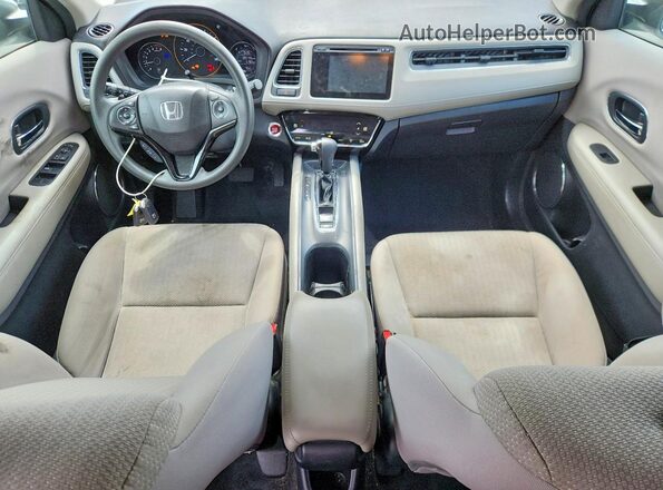 3CZRU5H52HM725207 2017 HONDA HR-V White Vista del salpicadero