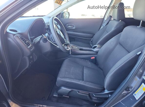 3CZRU5H56HM725081 2017 HONDA HR-V Charcoal Вид салону спереду