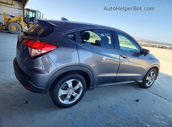 3CZRU5H56HM725081 2017 HONDA HR-V Charcoal Задня права чверть