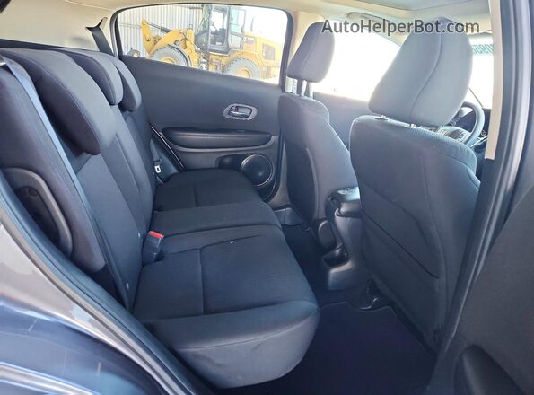 3CZRU5H56HM725081 2017 HONDA HR-V Charcoal Вид задніх сидінь