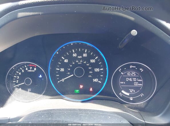 3CZRU5H58JM718753 2018 HONDA HR-V Gray Widok tylnych siedzeń