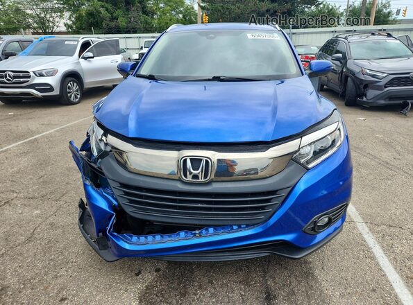 3CZRU5H77NM733543 2022 HONDA HR-V Blue წინა ხედი