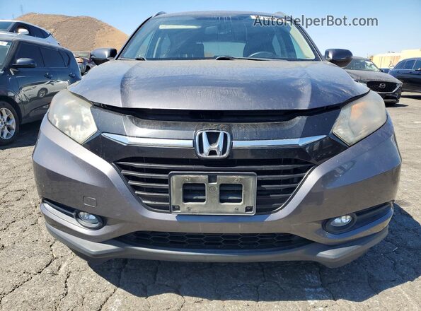 3CZRU5H79HM701004 2017 HONDA HR-V Gray Widok z przodu