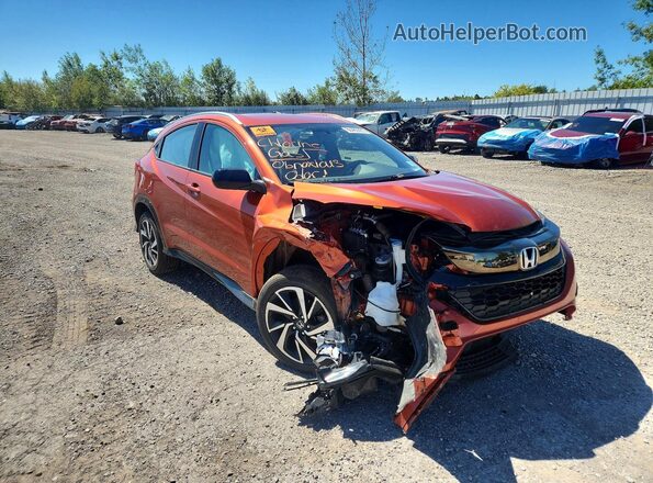 3CZRU6H12KG702275 2019 HONDA HR-V Orange Առջևի աջ