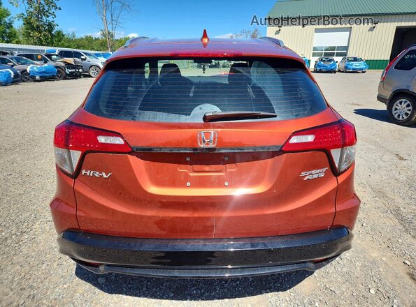 3CZRU6H12KG702275 2019 HONDA HR-V Orange Հետևի տեսք