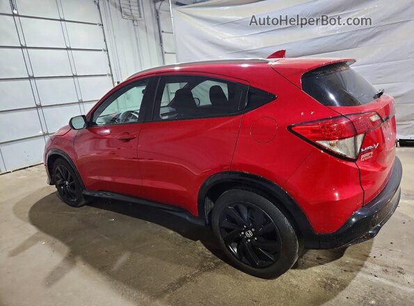 3CZRU6H12NM706767 2022 HONDA HR-V Red Trasero izquierdo