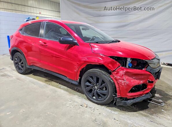 3CZRU6H12NM706767 2022 HONDA HR-V Red Delantero derecho