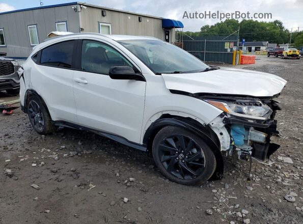 3CZRU6H15MM748025 2021 HONDA HR-V White Przód prawy