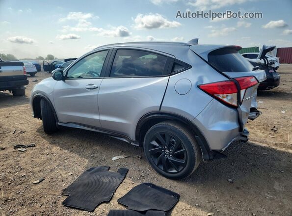 3CZRU6H19NM702327 2022 HONDA HR-V Silver Trasero izquierdo