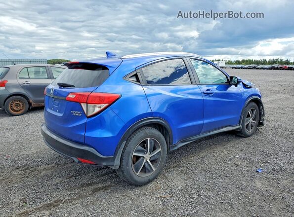 3CZRU6H21NM105973 2022 HONDA HR-V Blue Задня права чверть