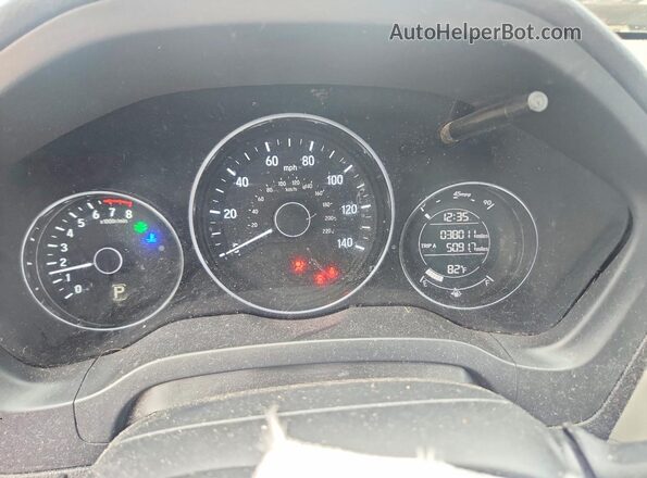 3CZRU6H31NM725800 2022 HONDA HR-V White Вид щитка приладів