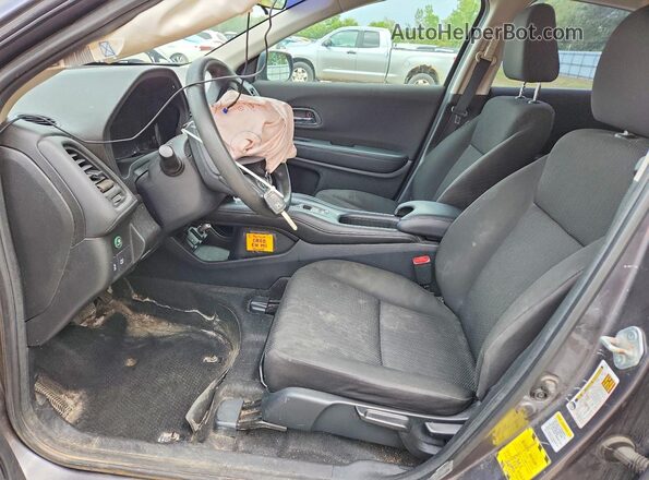 3CZRU6H33GM719693 2016 HONDA HR-V Charcoal Вид салону спереду