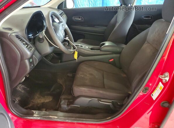 3CZRU6H34HM714262 2017 HONDA HR-V Красный Вид салона спереди