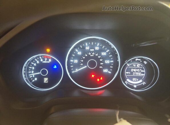 3CZRU6H35GM769253 2016 HONDA HR-V Угольный Вид щитка приборов