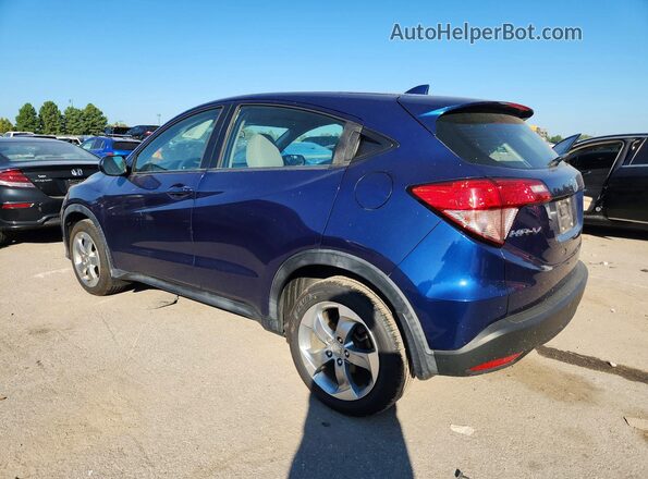 3CZRU6H36HM710813 2017 HONDA HR-V Синий Задняя левая четверть