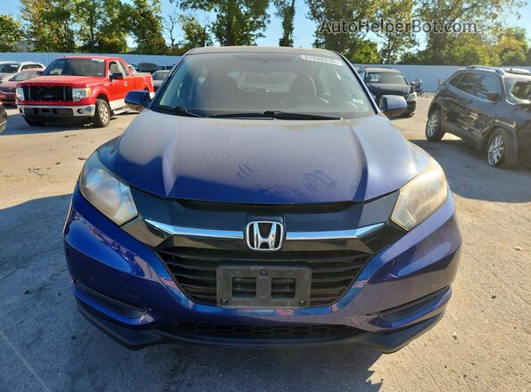 3CZRU6H36HM710813 2017 HONDA HR-V Синий Вид спереди