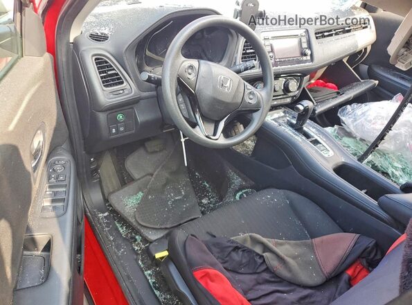 3CZRU6H37JG719007 2018 HONDA HR-V Red Вид панелі приладів