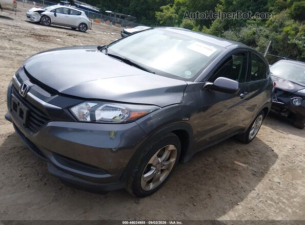 3CZRU6H37JM722801 2018 HONDA HR-V Gray წინა მარცხენა ხედი სამი მეოთხედიდან