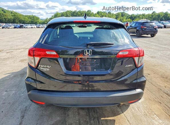 3CZRU6H37NM742245 2022 HONDA HR-V Black Vista trasera