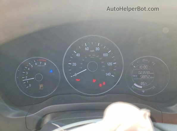 3CZRU6H39LM724990 2020 HONDA HR-V Silver ხელსაწყოთა პანელის ხედი