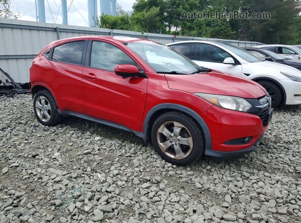 3CZRU6H50GM727963 2016 HONDA HR-V Red Delantero derecho