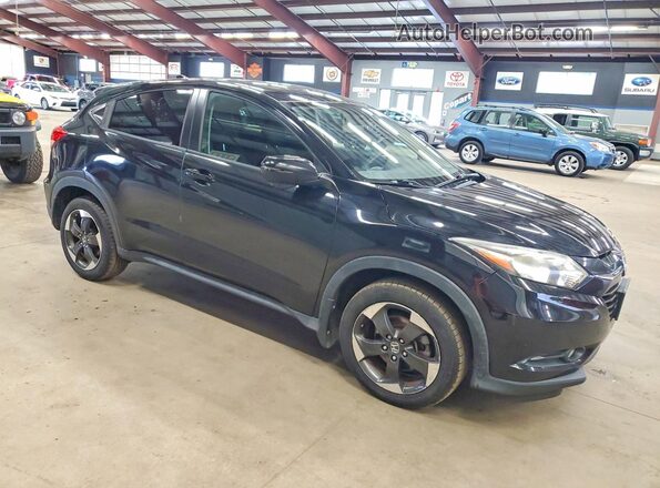 3CZRU6H50JG721876 2018 HONDA HR-V Black წინა მარჯვენა