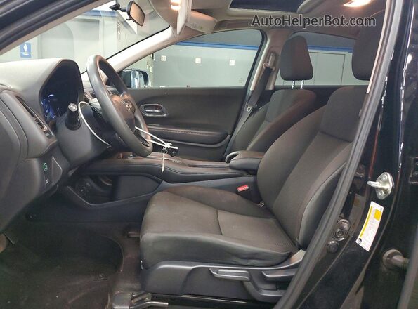3CZRU6H50JG721876 2018 HONDA HR-V Black წინა სალონის ხედი